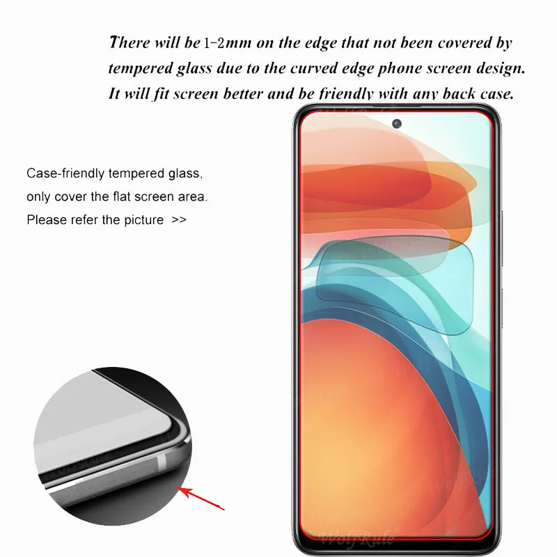 4-in-1 For Xiaomi Poco X3 GT For Poco X3 GT Tempered Glass Phone Film HD Transparent Screen Protector For Poco X3 GT Lens Glass