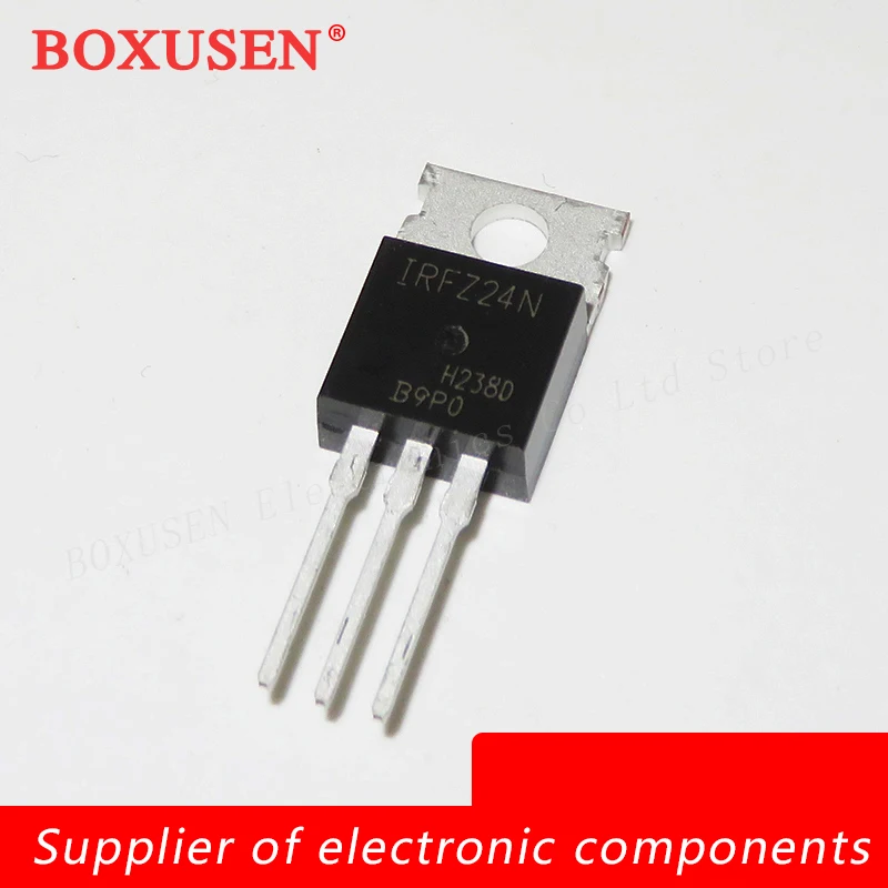 10pcs IRFZ24N IRFZ34N IRFZ40N IRFZ44N TO-220 N-Channel MOSFET Field Effect Transistor For Motor Driver Inverter Power Circuit