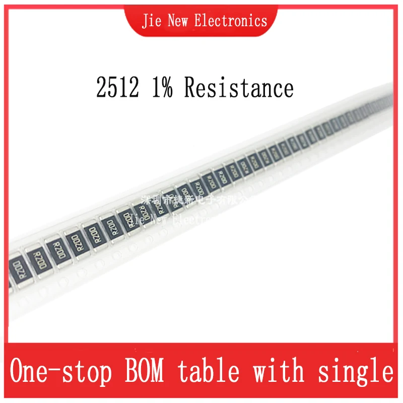 PCS 2512 SMD 1 50 W 1% Chip Resistores 50mR 0.05R R100 R050 R010 R015 R020 R025 R040 R200 R220 R330 R470 R150 R500 1R00