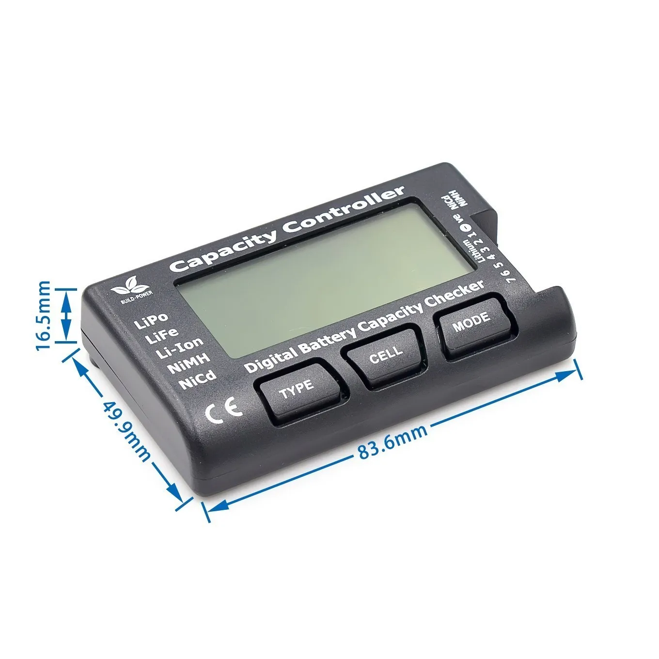 RC CellMeter-7 Digital Battery Capacity Checker RC CellMeter 7 For LiPo LiFe Li-ion NiMH Nicd J24 CellMeter7