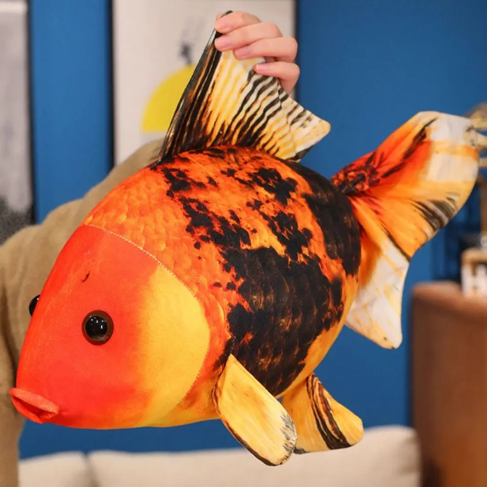 Stofftier Simulierter Goldfisch Plüschtiere Umarmungskissen Cartoon Cartoon Fisch Stoffpuppe Weiches Grün