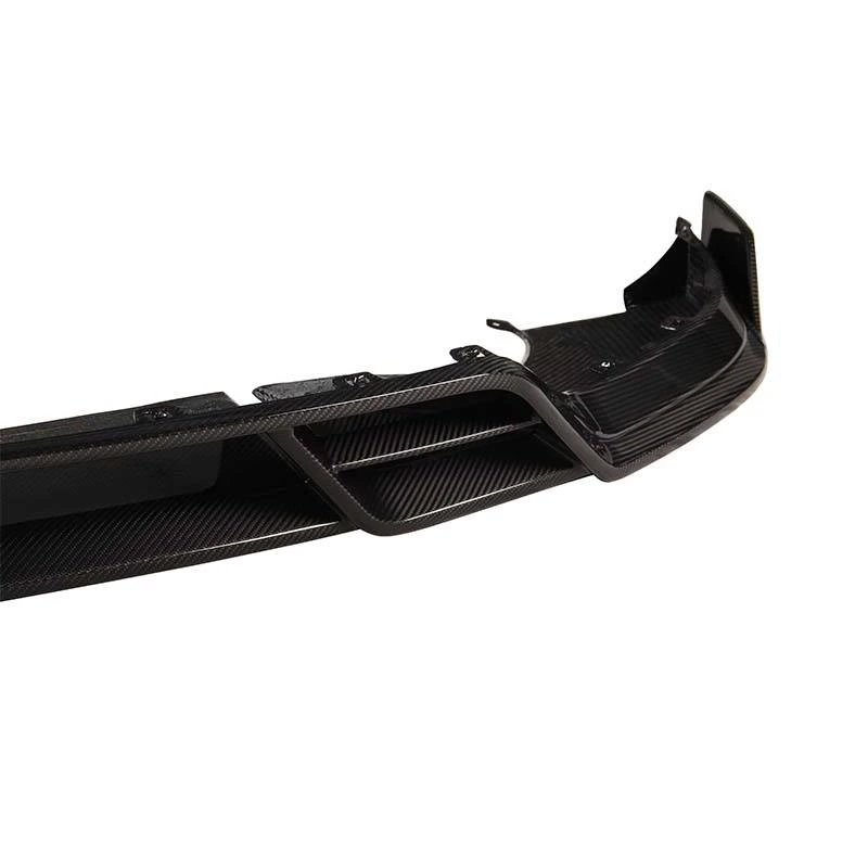 Manufactory New Dry Carbon Fiber Bodykit Front Bumper Diffuser Lip Spoiler Splitter for Porsche Cayenne Coupe 2018-2023 5