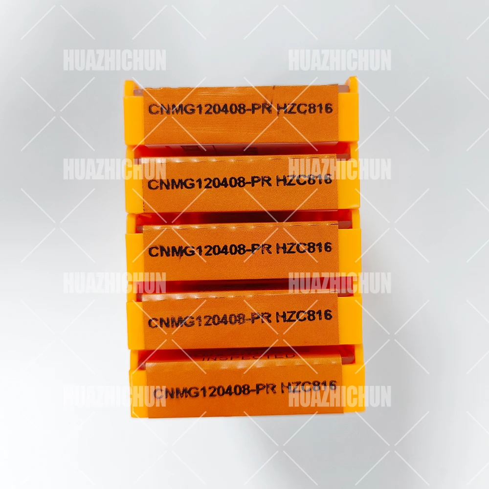 

HUAZHICHUN CNMG 120408-PR HZC816 Твердосплавный токарный станок с ЧПУ, вставки для токарной обработки резьбы для держателя инструмента для токарной обработки резьбы