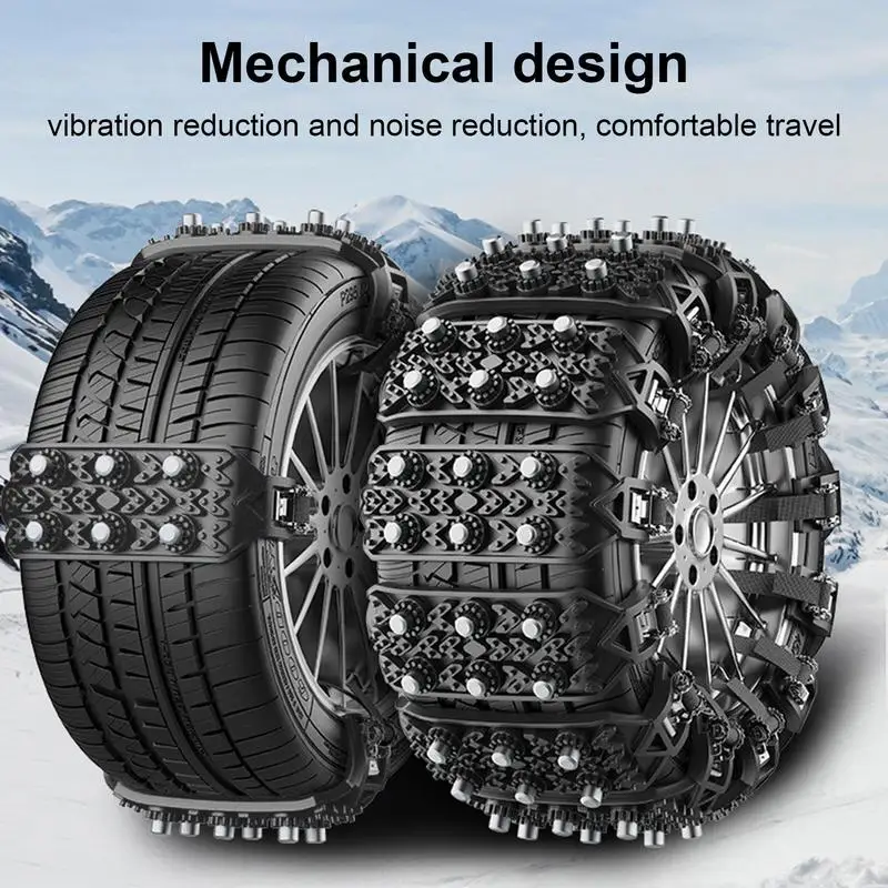 1Pcs Car Tire Wheel Chain Plastic Chain Car Truck SUV Winter Off Road Accessories 4x4 Snow Chains General-purpose Car Vehicle