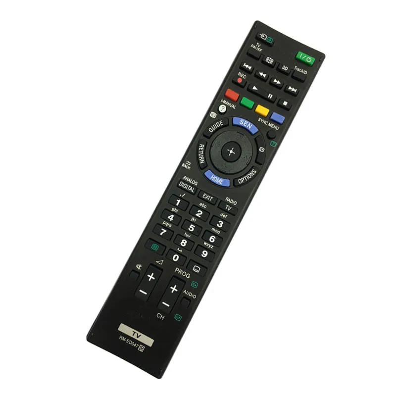 Universal Remote Control RM-ED047 for Sony LED TV - Easy to Program Remote with Standard Buttons for Sony TVs