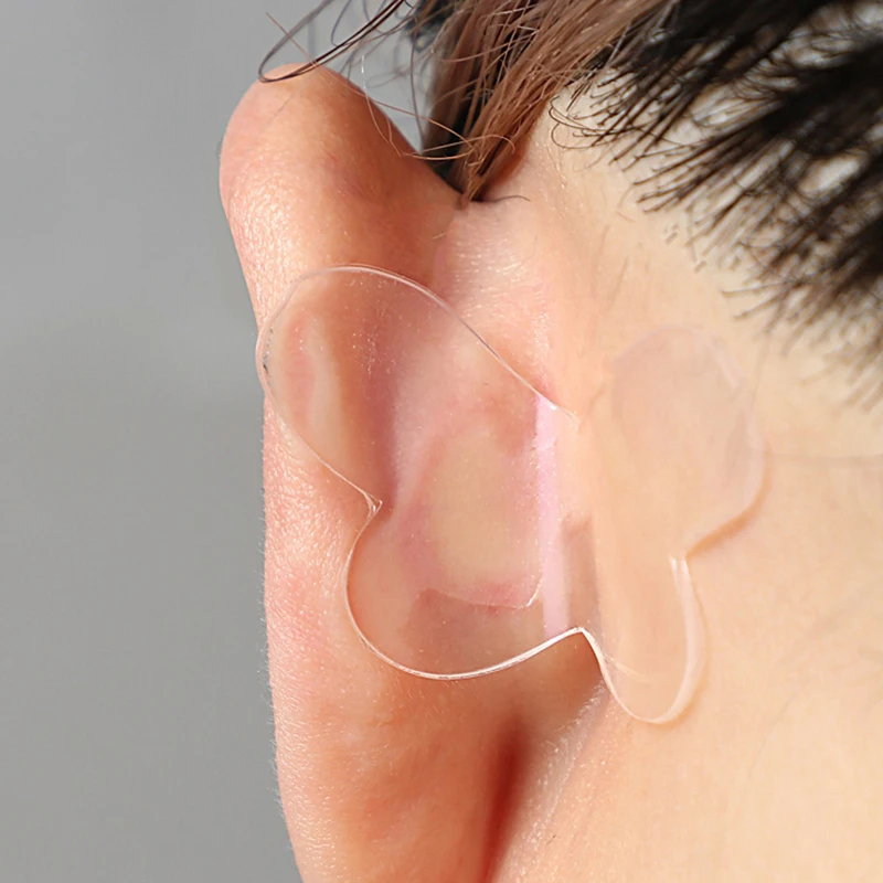 2Sheet Butterfly Shape Cosmetic Ear Corrector Elf Ear Stickers Ear Supporters Self Adhesive Invisible Ear Stickers