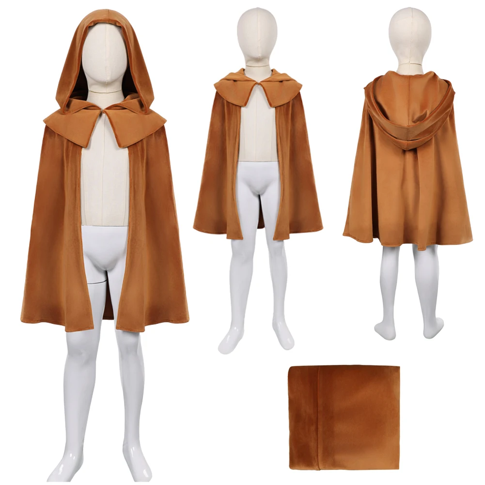 st5-ホリー・ウィーラー-コスプレ衣装-ブラウン-フード付きマント-ケープ-身長100-150cm-ロールプレイ服-ディスフラズ-ハロウィン-カーニバルスーツ