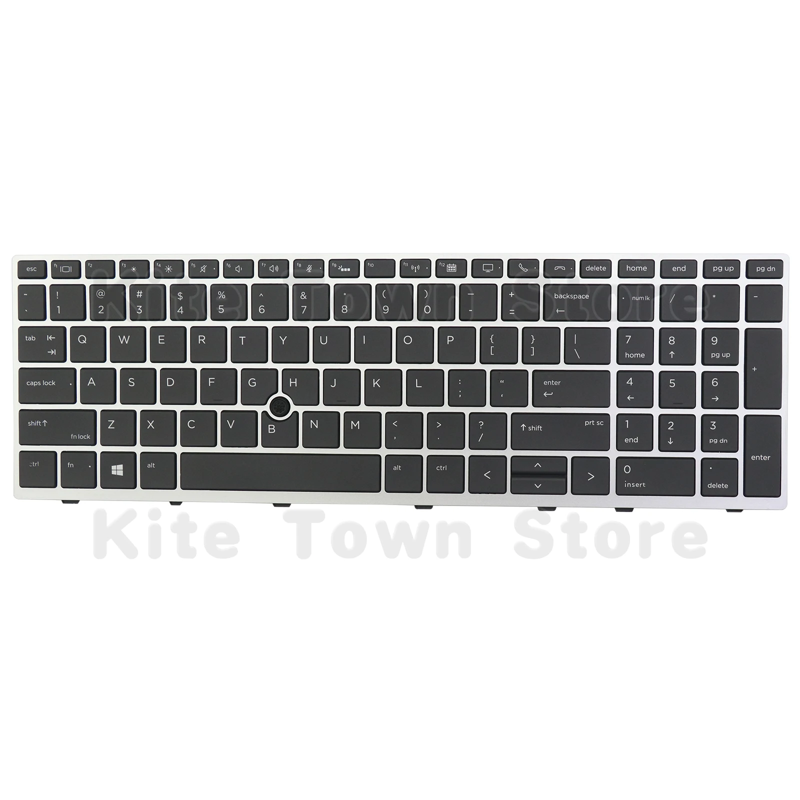 New US Keyboard Backlit for HP EliteBook 750 G5 G6 755 G5 G6 850 G5 G6 855 G5 G6 ZBook 15u G5 G6 Silver Frame With TrackPoint