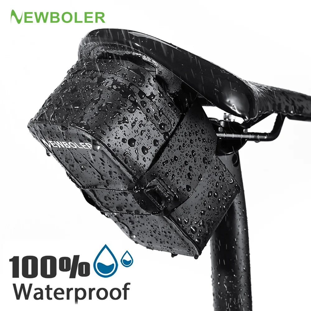 

NEWBOLER Cycling Bag 0.5L Mini Portable Bike Tail Bag MTB Mountain Road Bike Tool kit Repair Bag Bicycle Bag Accessories