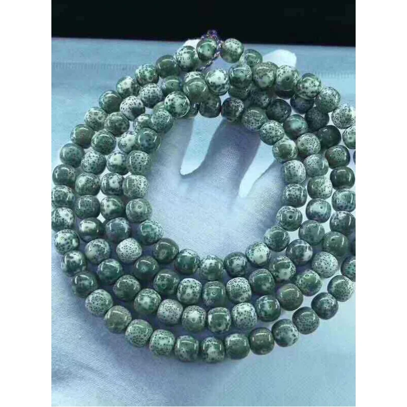 

8X9 Type Beads Jade Material Colorful Cloud Chasing Moon Beautiful Appearance Flat Mouth Full High Polished
