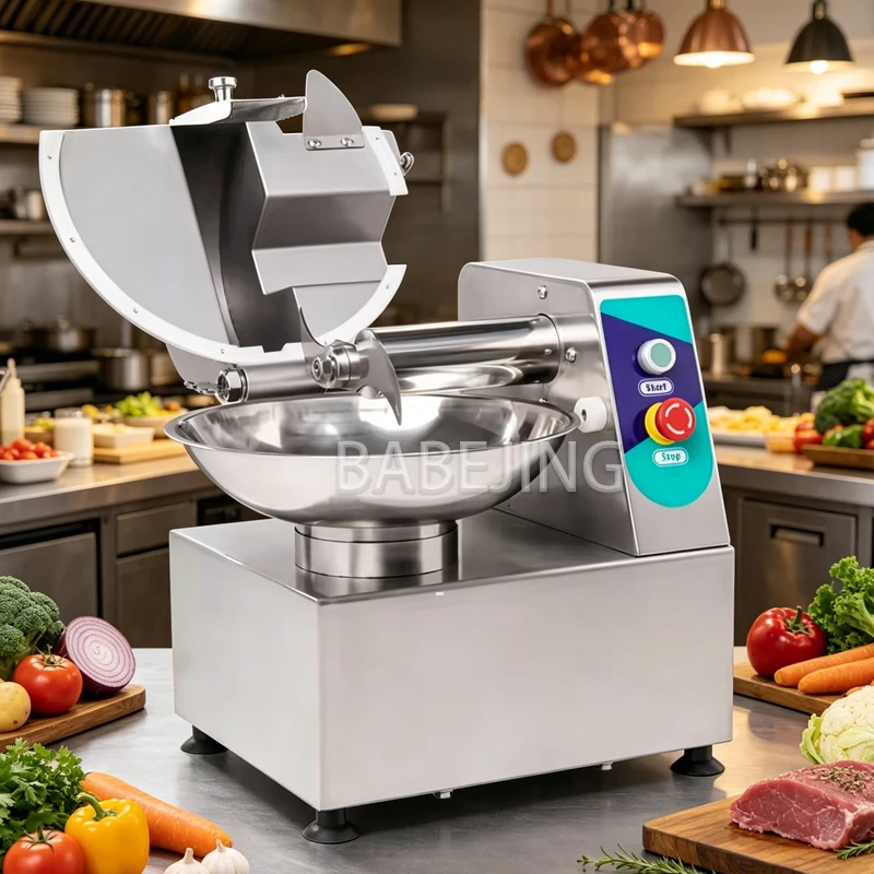 

5L Desktop Bowl Shaped Meat Cutter Vegetable Chopper Multifunctional Stirring And Cutting Machine for Kitchen