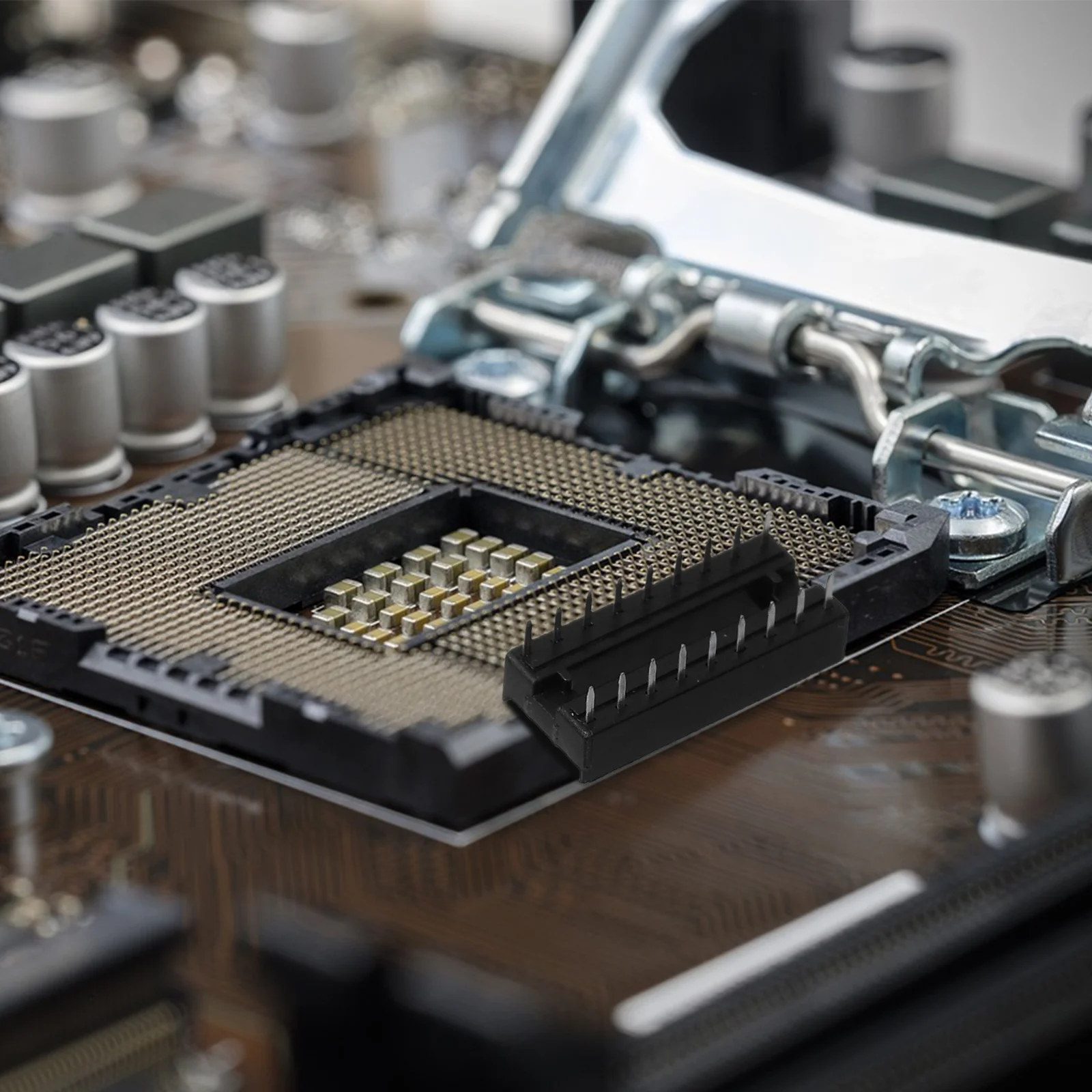 

Dip 6 8 14 16 18 20 28 Pin Sockets Ic Chip Holder Integrated Circuit Seat Heat Dissipation DIY Accessory Ic Socket Connector