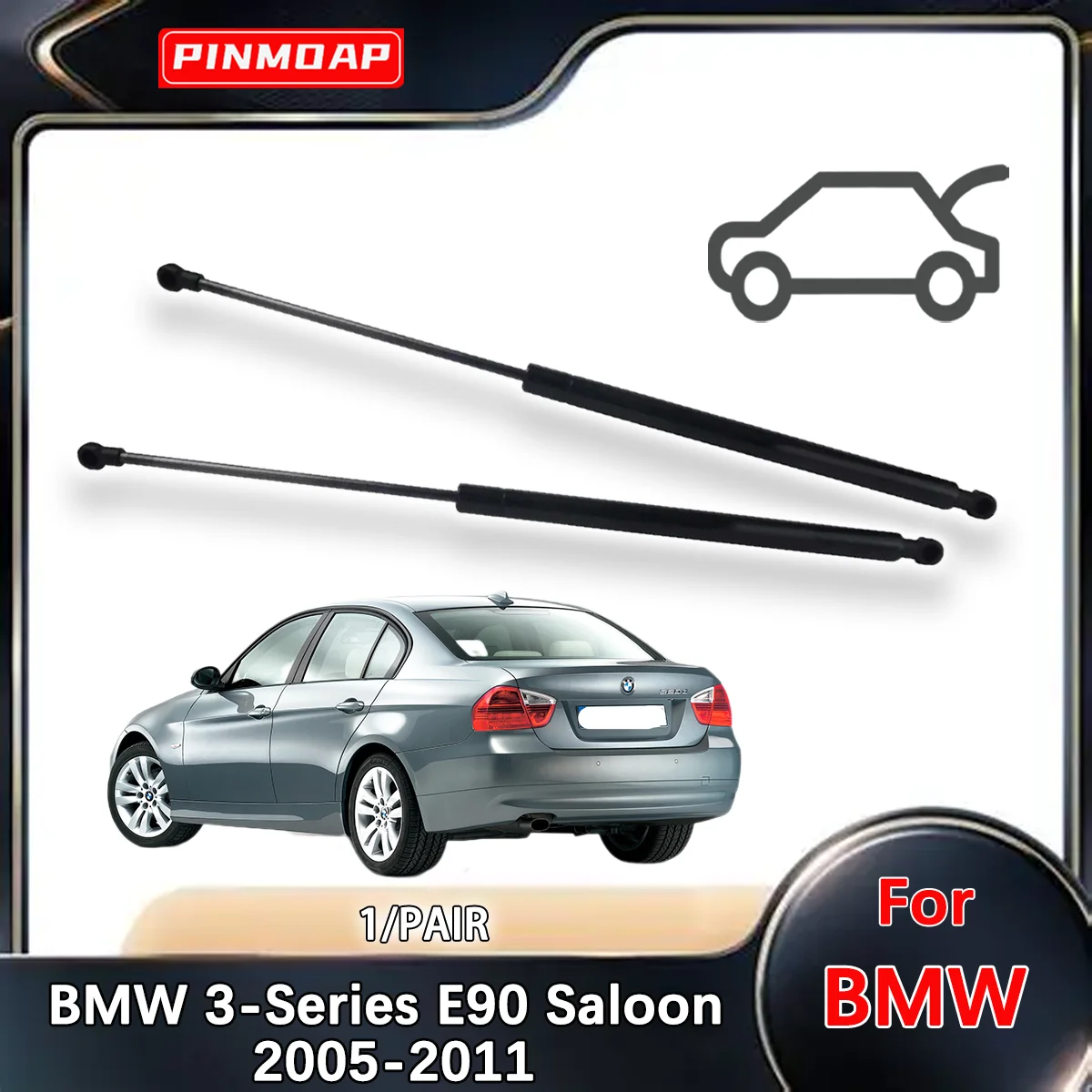 

Газовые стойки багажника, пружинная планка для BMW 3-Series E90 седан 2005-2011 OE 51247060623 51244365788, прижимная штанга заднего амортизатора