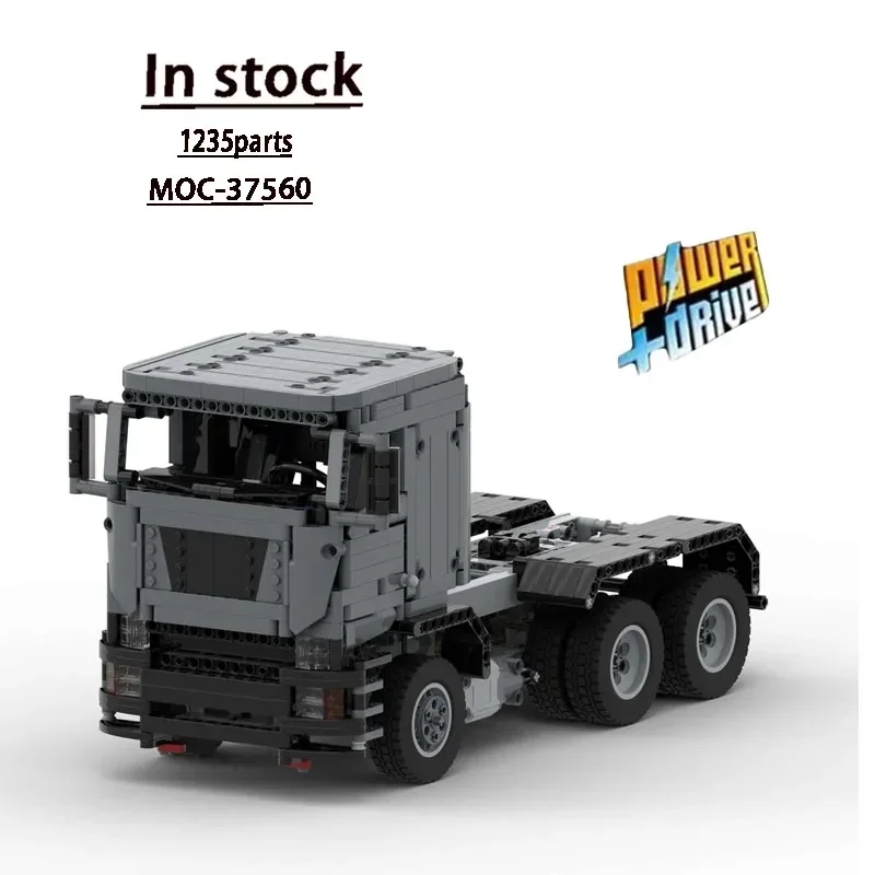 

Детали для сборки радиоуправляемого грузовика MOC-37560 TGS, модель строительного блока • 1235 детали MOC, креативные детские строительные блоки, подарок на день рождения