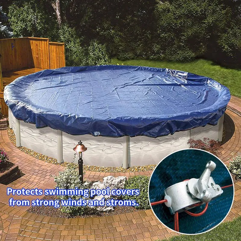 1 Set Swimming Pool Cover Cable Pool Winch Kit Pool Cover Cable And Ratchet For Swimming Pool Covers 30M