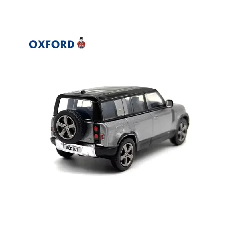for OXFORD Diecast 1:76 Guardian 110X Eigel Grey Alloy Car Model Finished Product Simulation Toy Static Model Display
