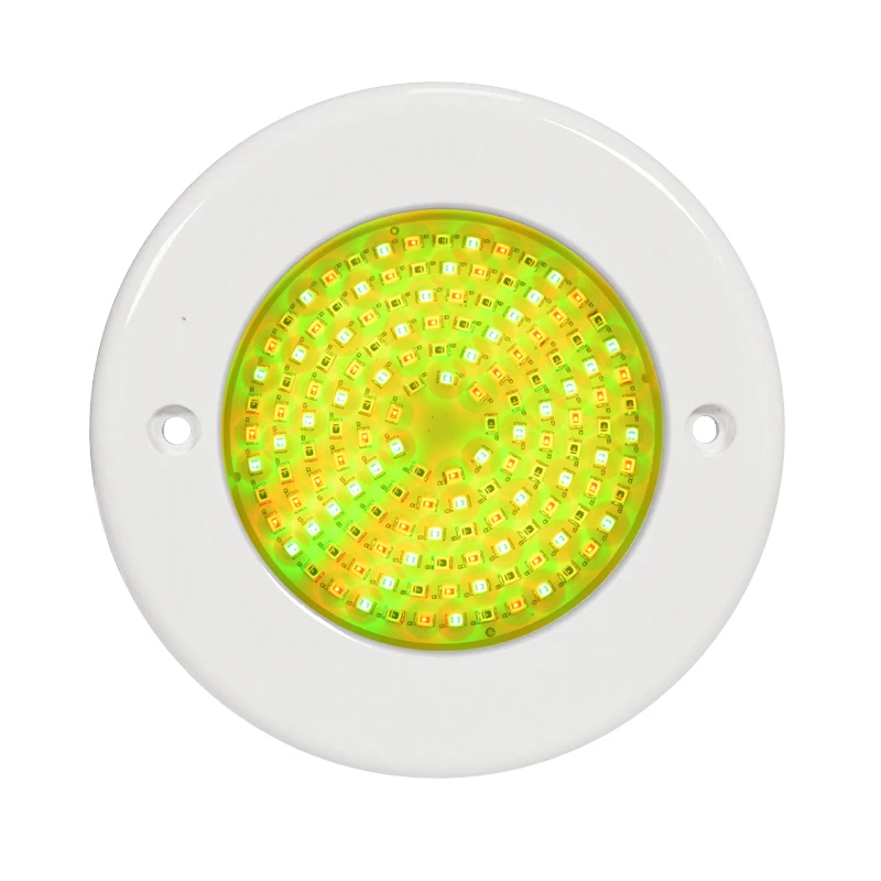 Mini 150mm 18W Nicheless Resin Filled Led Surface Mounted Rgb Swimming Pool Lighting Underwater