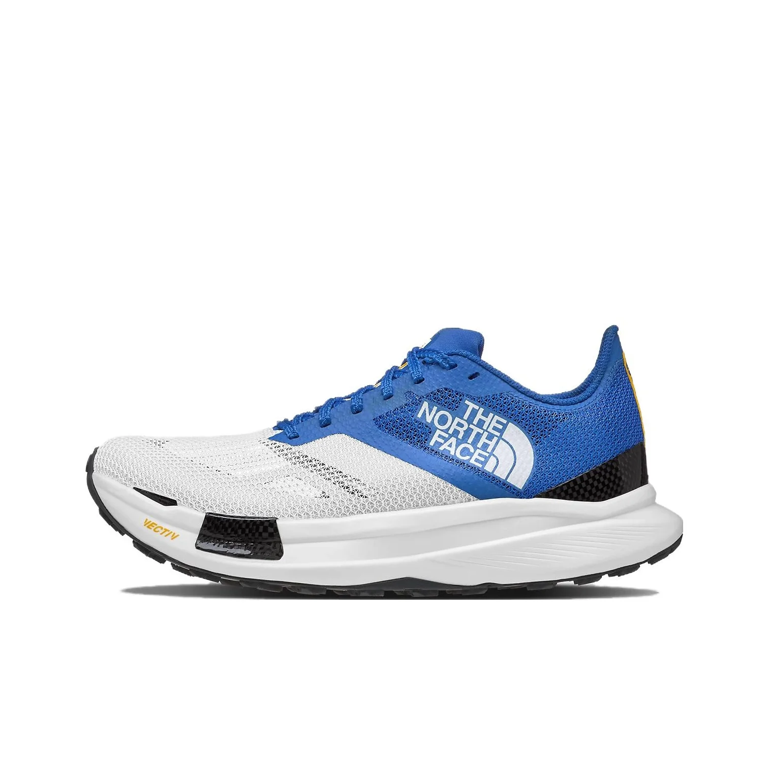 THE NORTH FACE SUMMIT Cushioning Slip Resistant Low top Running Shoes Men's White/Bright Blue A7W5I-OD5