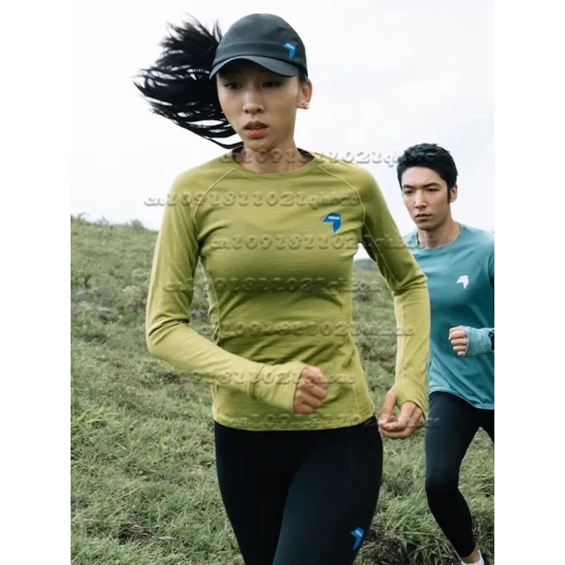 

2025 новейший быстросохнущий дышащий длинный рукав для бега и фитнеса с принтом