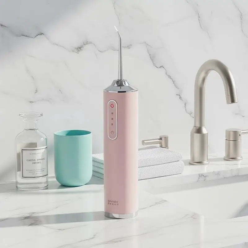 Oral Irrigator Portable Water Flosser Rechargeable IPX5 Long Lasting Battery Dentist Recommended for Business and Home Travel