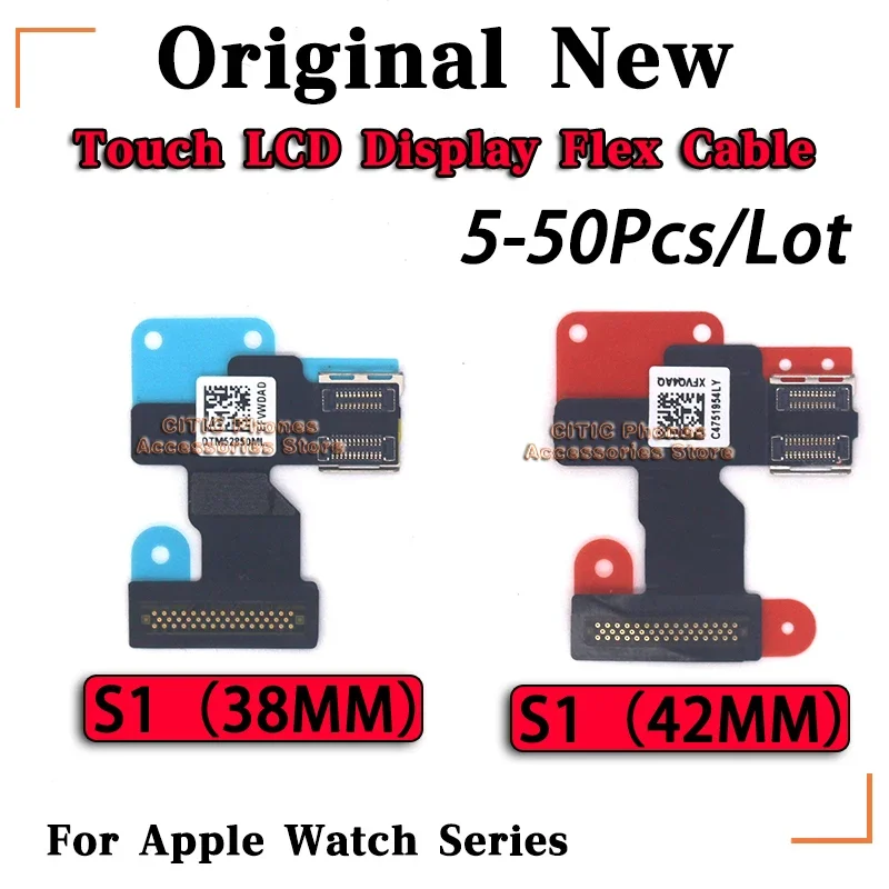 

5Pcs-50Pcs/Lot New Original LCD Touch Display Screen Motherboard Connector Flex Cable For Apple Watch Series S1 S2 38mm/42mm