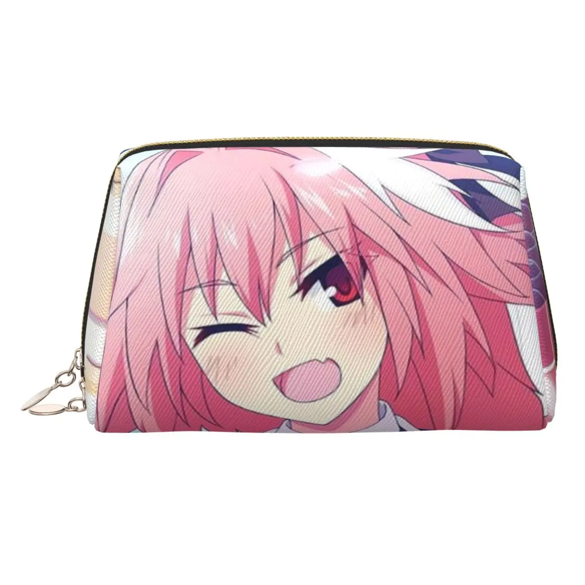 Astolfo Anime (13) Women Cosmetic Bags Travel Makeup Organizer Pouch Toiletry Storage Dopp Kit Box