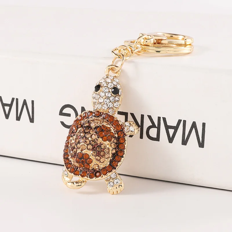 unpioncl New Turtle Rhinestone Key Chain