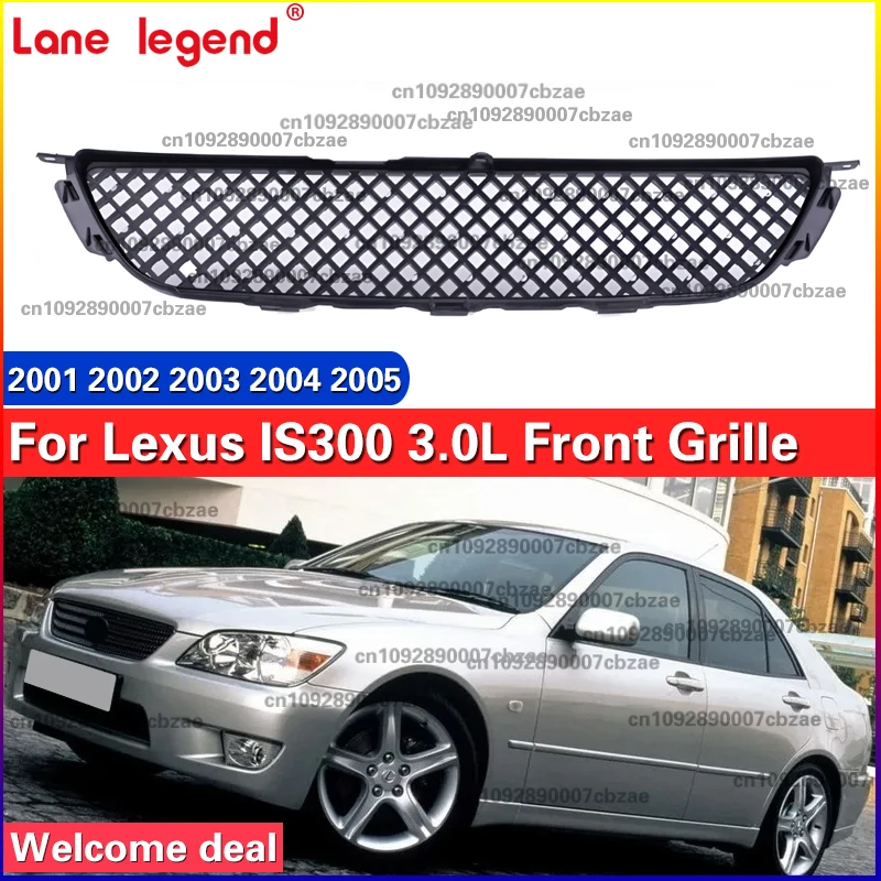 

Front Bumper Grille Mesh For Lexus IS300 3.0L 2001 2002 2003 2004 2005 Front Bumper Hood Grille Car Anterior Reticulum