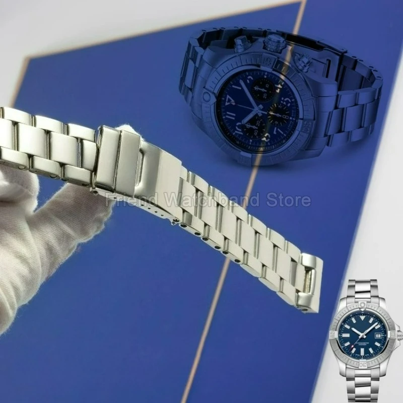 cinturino-in-acciaio-inossidabile-dal-design-classico-da-22-mm-per-breitling-superocean-challenger-avengers-interfaccia-arcuata-resistente-alla-corrosione