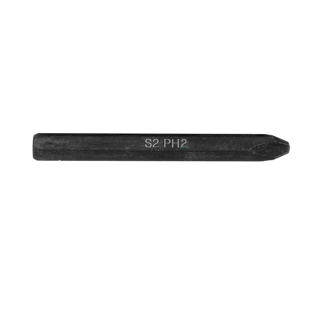 1Pc ไขควงบิต80มม.S2เหล็ก Hex Shank Impact ไฟฟ้าไขควง Bits PH1 PH2 PH3ช่างไม้งานไม้เครื่องมือ