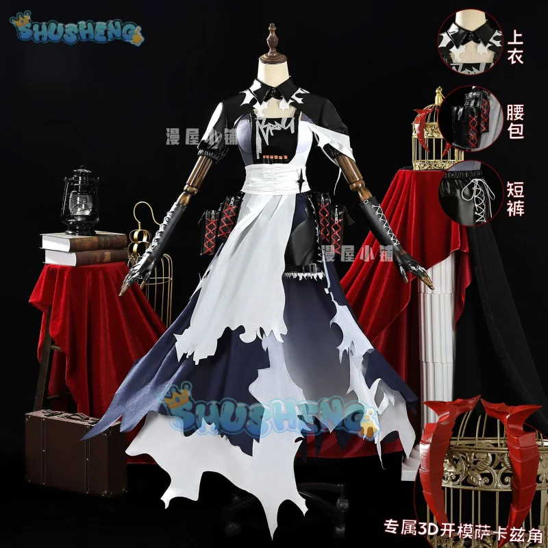 

You wish‌ Cosplay Costume Game Arknights Uniform Halloween Carnival Party Christmas Play Role Clothes Clothing for Women