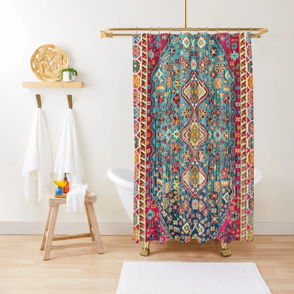 Heritage Moroccan Carpet Style Shower Curtain Shower For Bathroom Set Shower Set Curtain