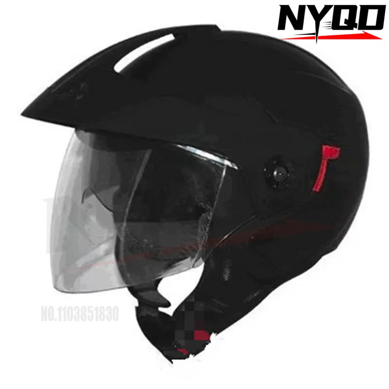 Hot Motocross Helmets Masei Ruby Vintage Helmet 3/4 Face Scooter Helmet Vintage Jet Motorcycle Helmet Double Len casco moto