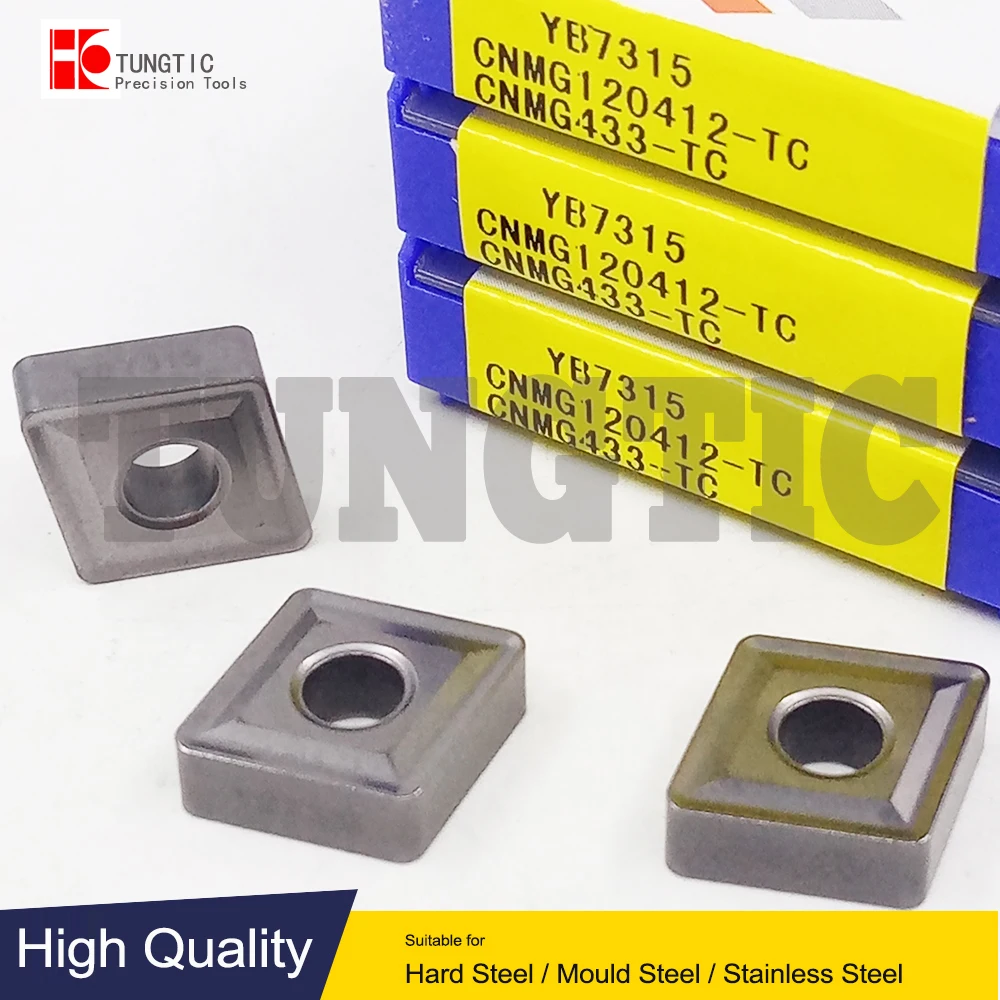 CNMG120412-TC YB7315 CNMG433-TC Turning Tools General Carbide and Cermet Inserts Negative-Medium Machining