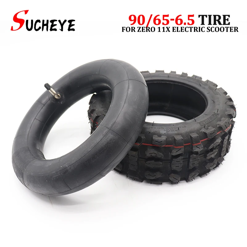 

11 inch 90/65-6.5 Electric Scooter City Road Off-road Tire Inflatable Tubeless Tyre for Dualtron Thunder Speedual Plus Zero 11X