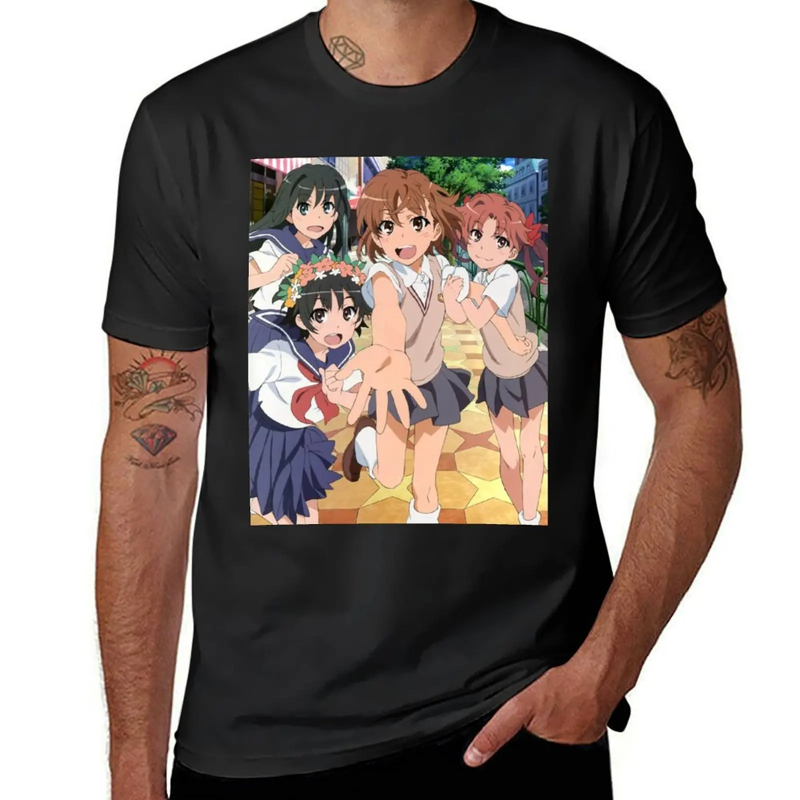 

Toaru Series - Group T-Shirt anime tshirt funny meme t-shirts man t shirt mens t shirt