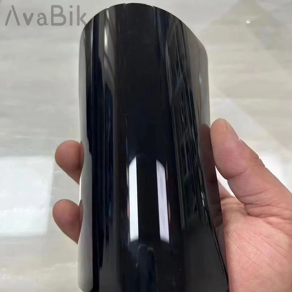 TPU Glossy Black Vinyl Car Wrap Protection Film PPF with Bubble Free Air Release Self-healing Sticker DIY Exterior Accessories