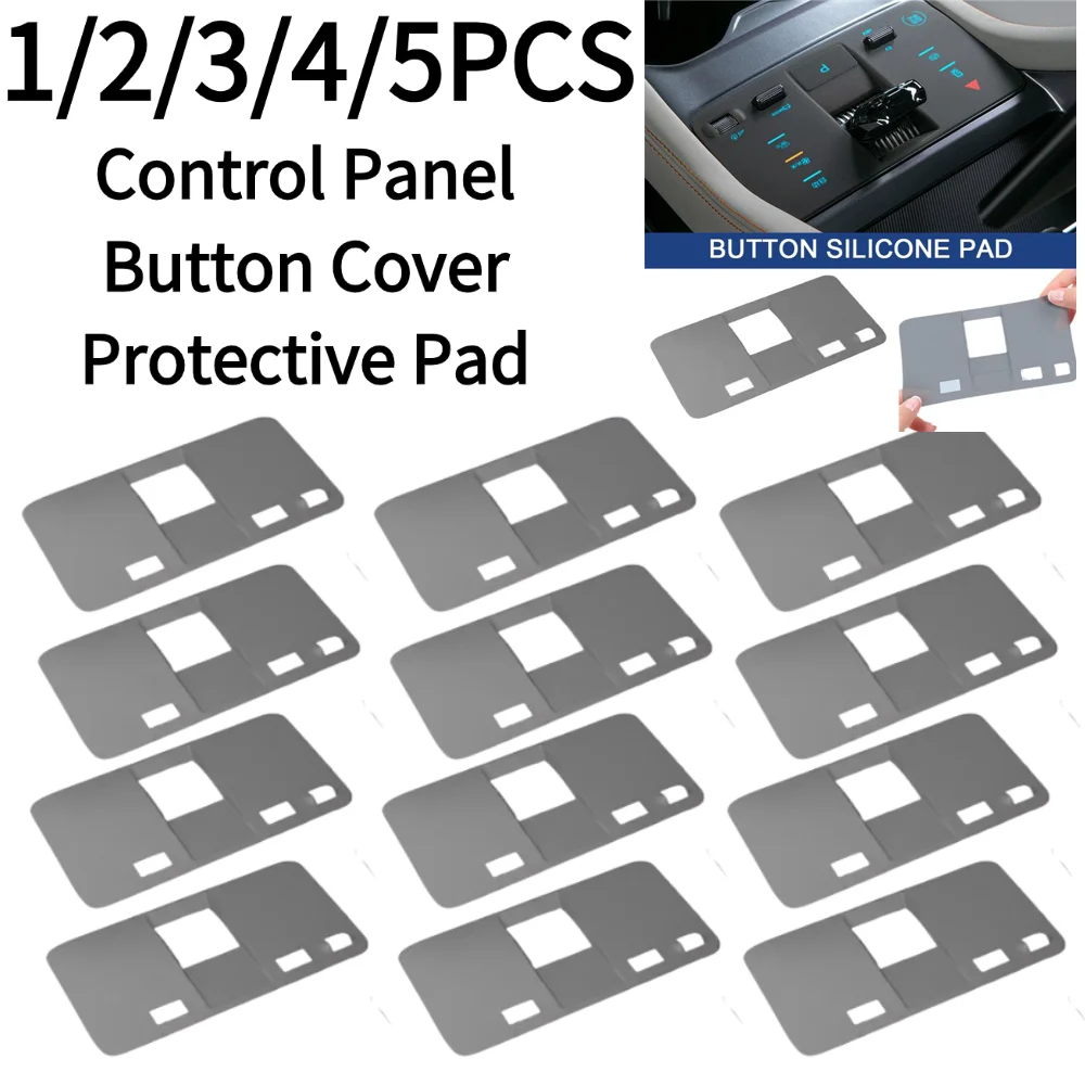 1-5PCS Car Central Control Protective Cover Central Control Panel Button Protective Pad For BYD Seal DMI only Champion Edition