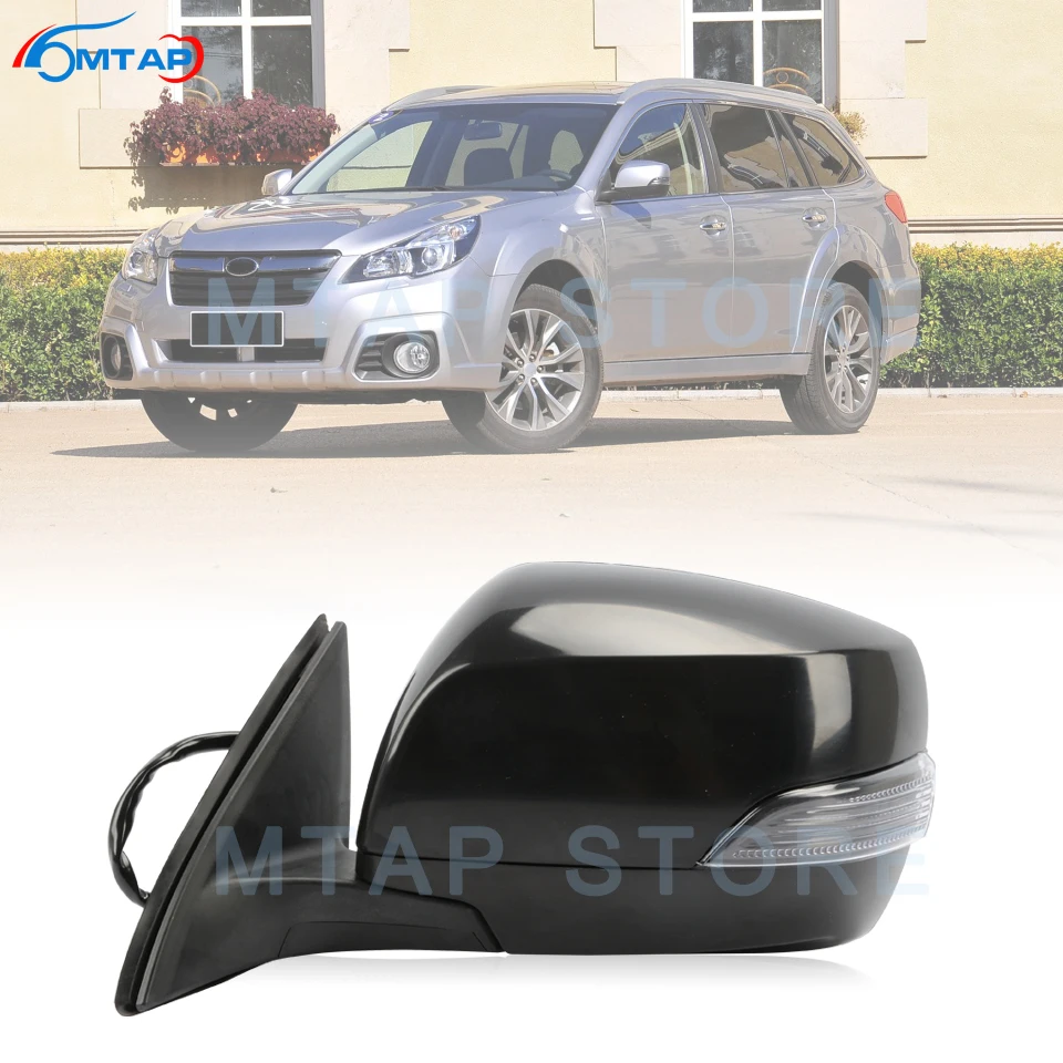 

MTAP 9-PINS Exterior Door Rearview Side Mirror For Subaru Outback Legacy 2012-2014 With Turn Signal Lamp Heated Electric Folding