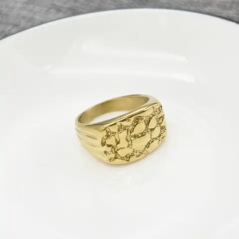 8 best sales सोने की डली के छल्ले - №1