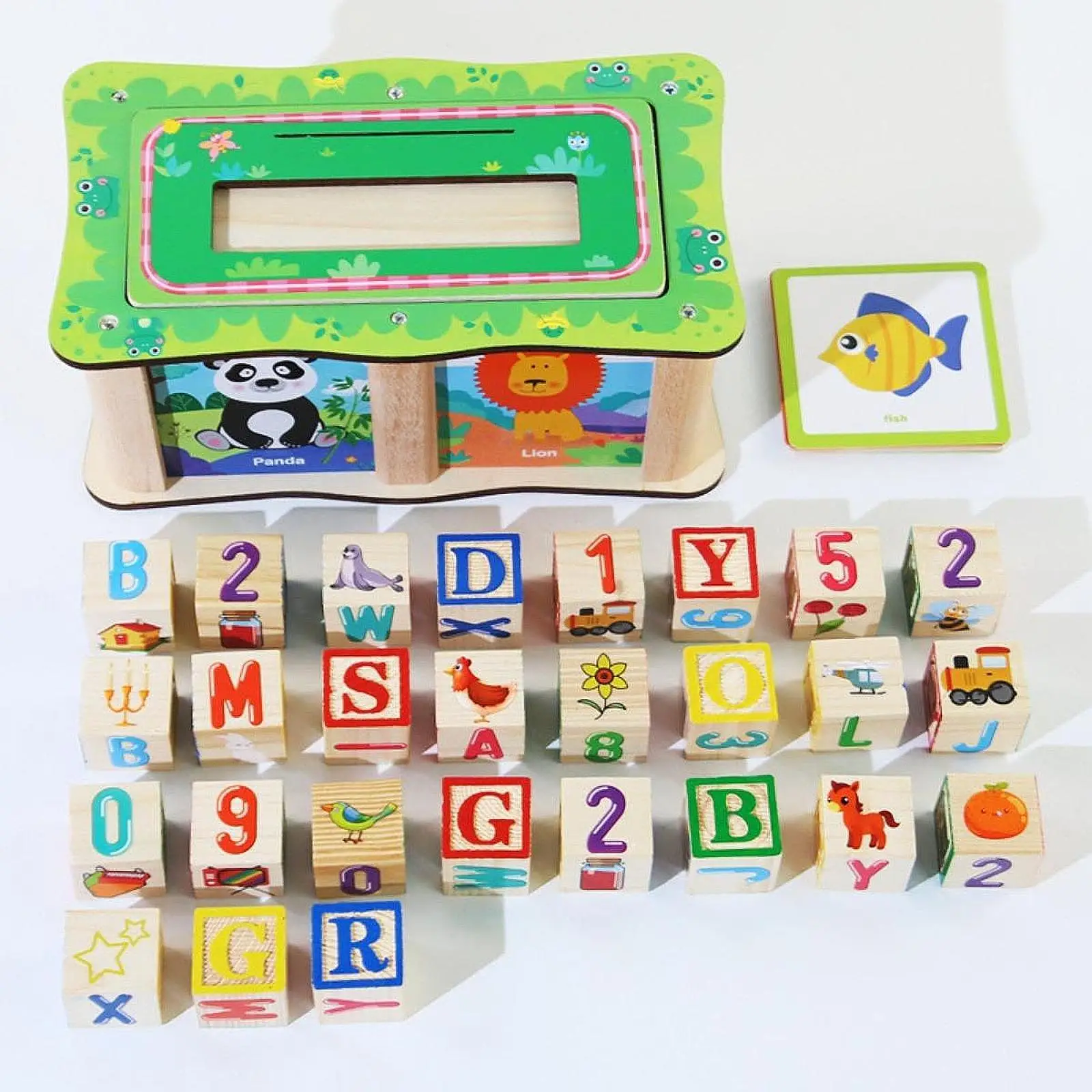 Jeu de Lettres Assorties, Carte Flash de Lecture pour Enfant de 3, 4 et 5 Ans