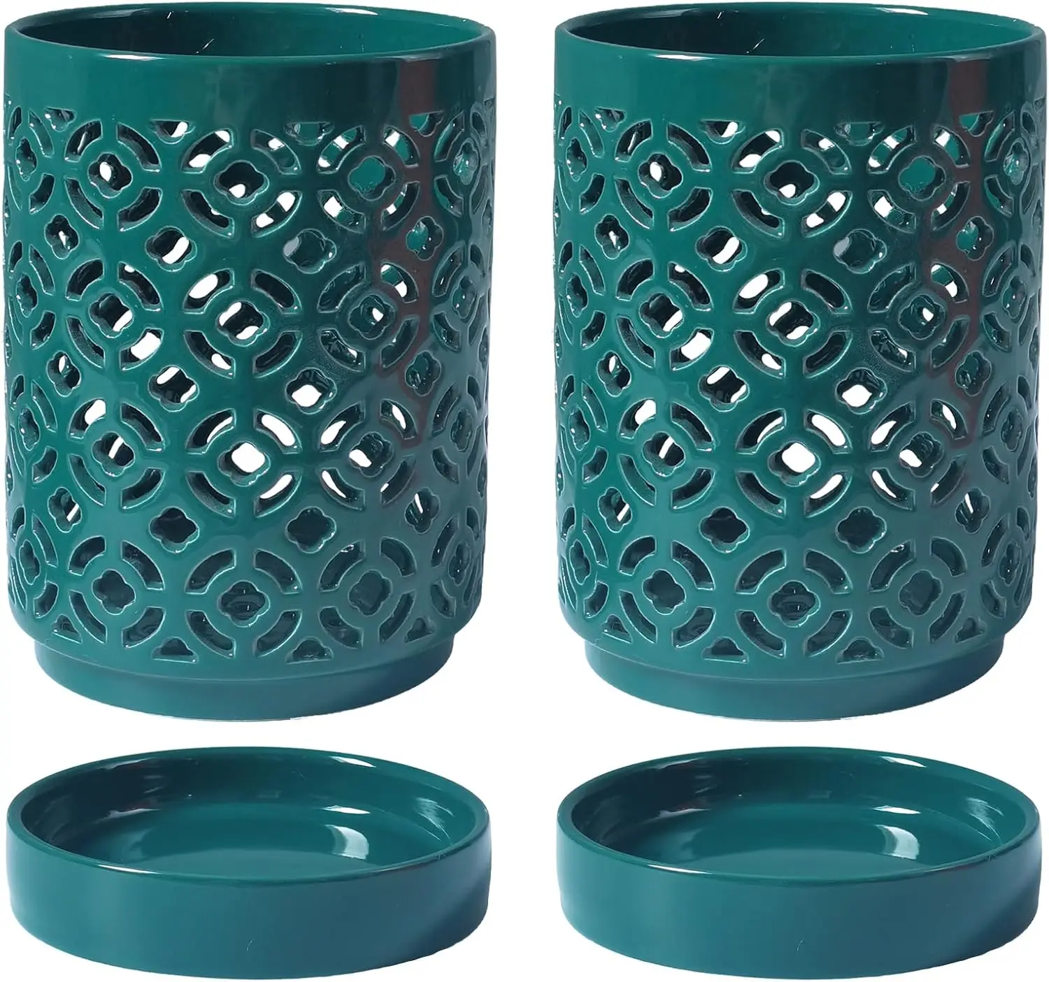 

Orchid Pot 4 Inch, Orchid Pots with Holes & Saucers for Repotting, Breathable Slotted Orchid Pots Flower Plant Nursery P