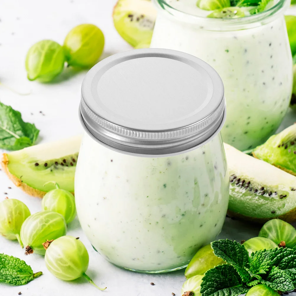 

30pcs Mason Jar Lids Tinplate Reusable Leak-Proof Canning Lids For Wide Mouth Jars Jam Storage Replacement Covers Sealing Caps