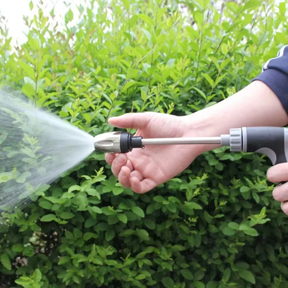 Garden irrigation Water Gun Set, Portable High-pressure Car Wash Water Gun Tool Metal Extension Rod Foam Pot Car Wash Water Gun