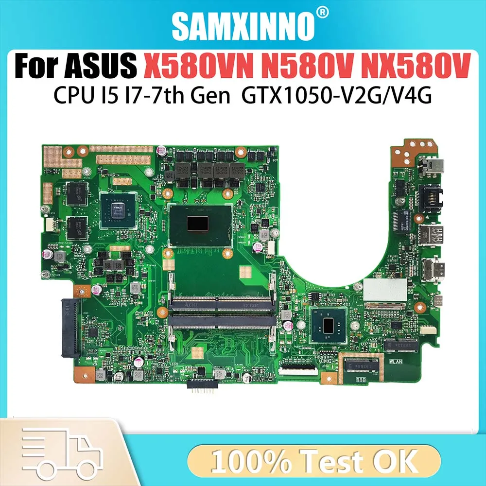 X580VD Материнская плата для ноутбука ASUS X580VN N580V N580V NX580V FX580V M580V Материнская плата I5 I7-7th CPU GTX1050 MX150 GPU DDR4