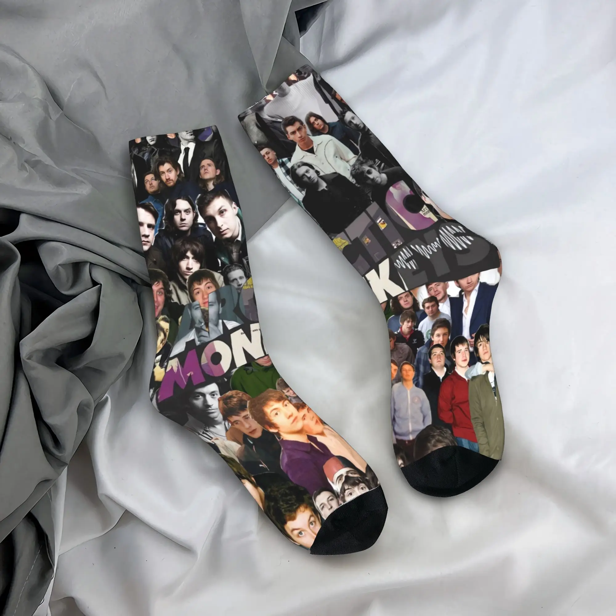 Rock Band Arctic Monkeys Socks Autumn  Stockings Gothic Men High Quality Socks Graphic Cycling Anti Slip Socks