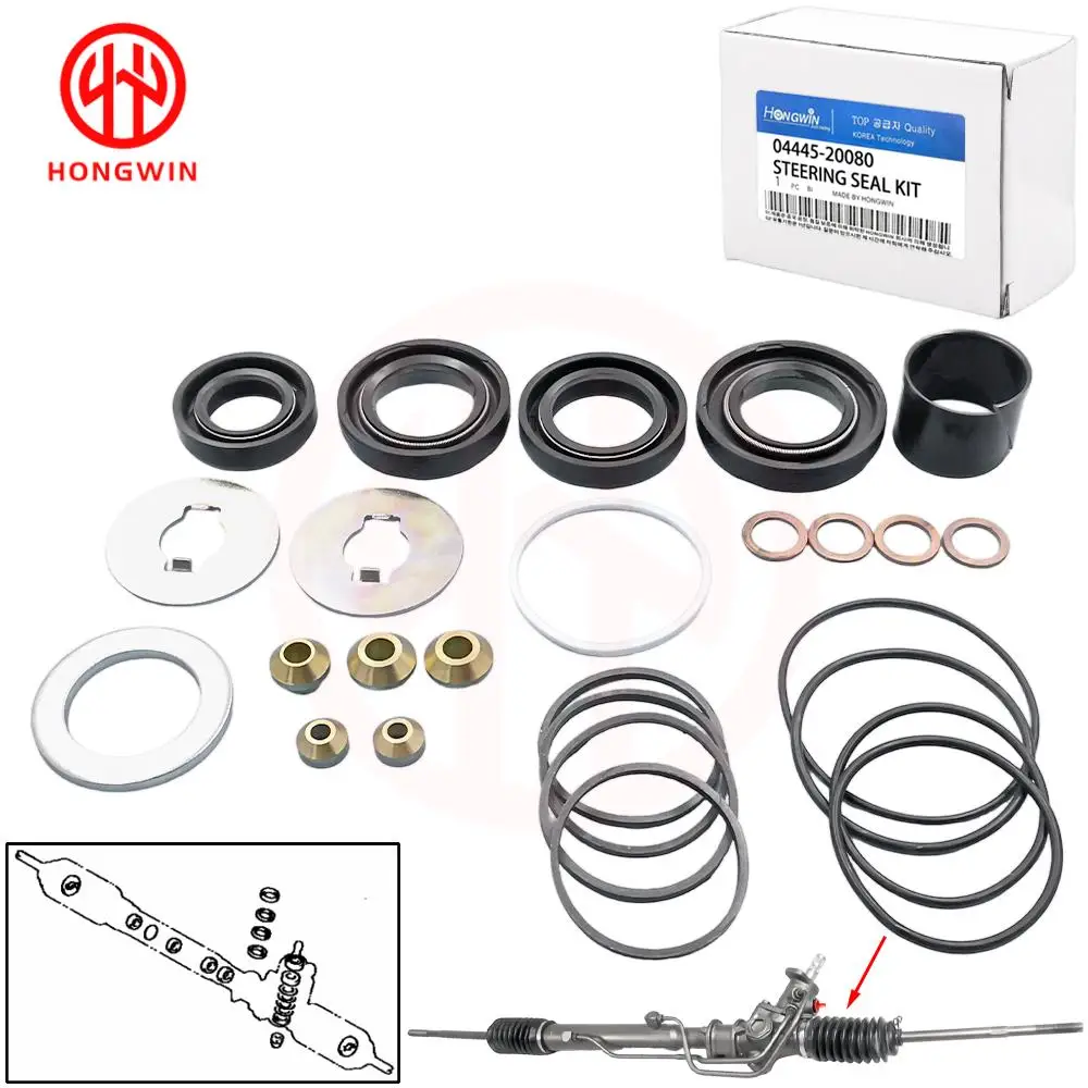 Steering Gear Box Repair Kit Gasket Set OEM 04445-20080 Fit For Toyota Corona ST171 Carina AT170 CT170 ST170 Auto Parts