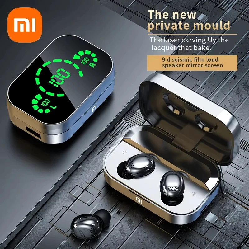 Xiaomi YD03 Bluetooth-наушники со светодиодным дисплеем, водонепроницаемые игровые наушники с высоким аккумулятором, беспроводные спортивные наушники TWS