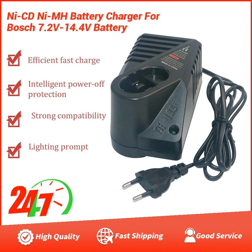 Replacement Power tool battery charger For Bosch 7.2V/GSR9.6/12V/14.4V NI-MH NI-CD AL1411DV GSR7.2-2,GSR9.6-2,GSR12-2 ,GSB12-2