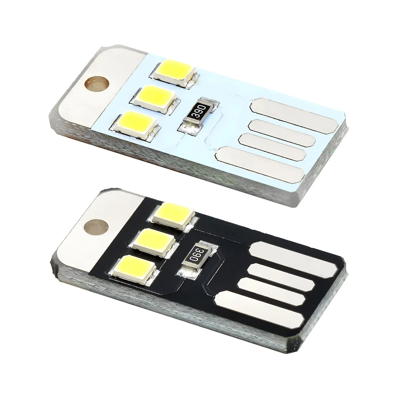 10 قطعة/الوحدة التخييم ليلة خيمة للتنزه ضوء المصباح في الهواء الطلق المحمولة توفير الطاقة مصباح يدوي صغير رقيقة جدا المحمول USB سلسلة مفاتيح LED #3